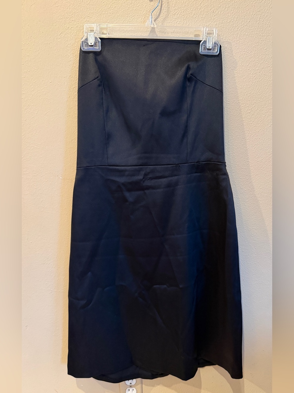 Laundry by Shelli Segal Black Strapless Cocktail Dress Size 10